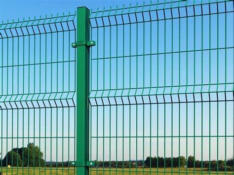 หมู่บ้านสวนตกแต่ง 2D Curvy 3d Welded Wire Fence ป้องกันการกัดกร่อน